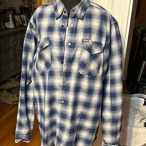 DixxonBlue and White Flannel Men's Shirt The Midway!